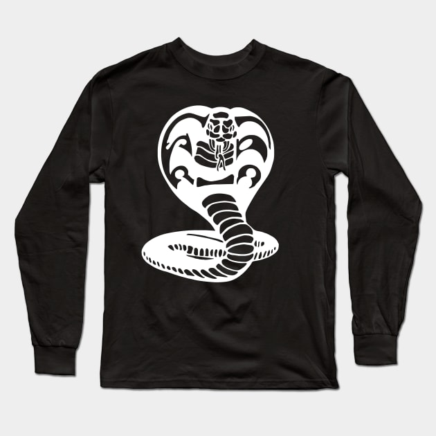 Cobra Kai - Logo Long Sleeve T-Shirt by deanbeckton